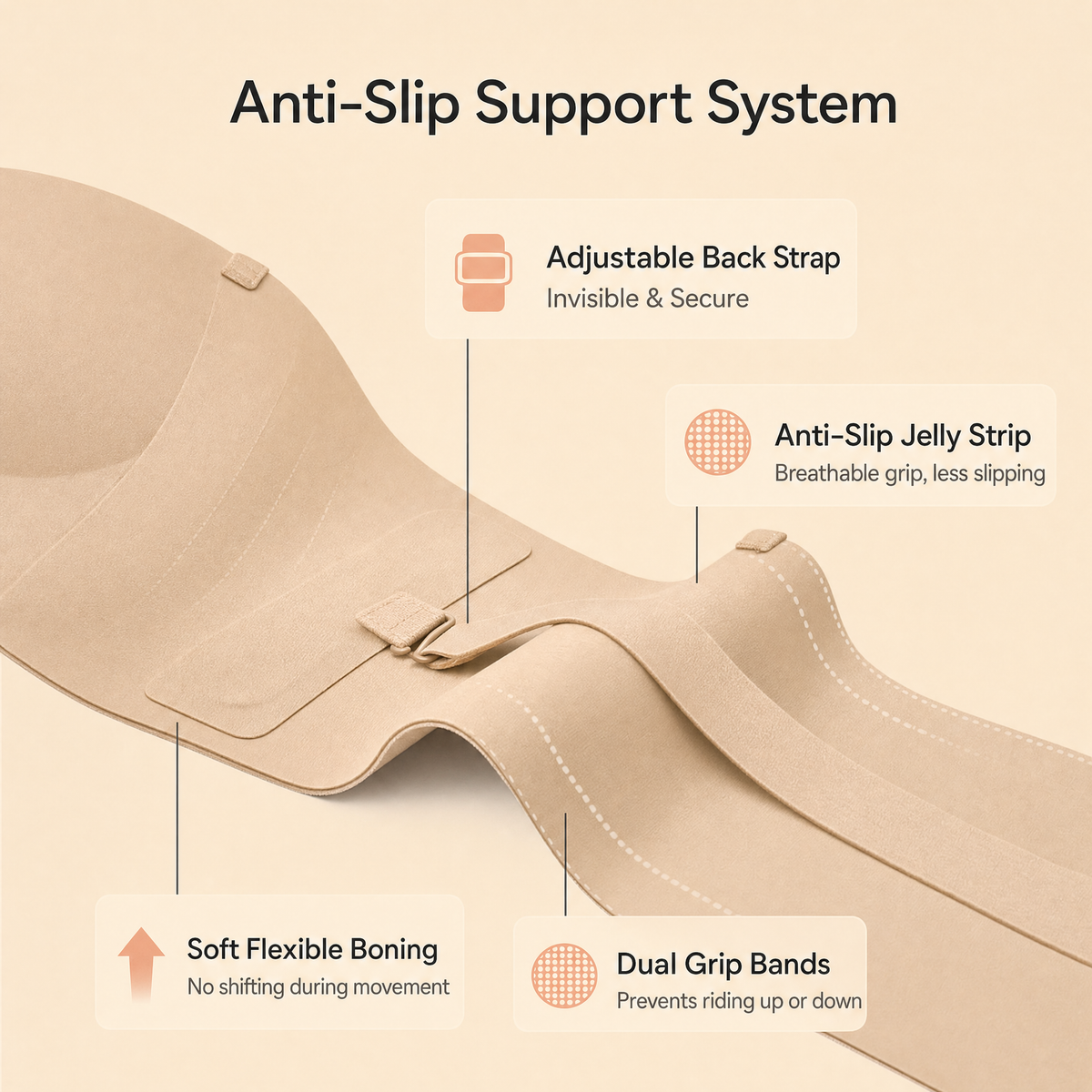 StayLift Strapless Bra